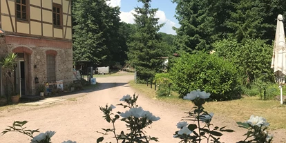 Parkeerplaats voor camper - Rabenau (Landkreis Sächsische Schweiz) - Einfahrt am Hoffnungsschacht vorbei. - Erlebnis Schachtanlage am Hoffnungsschacht