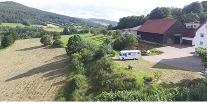 Reisemobilstellplatz - Art des Stellplatz: eigenständiger Stellplatz - Euerdorf - Das ist Ihr Stellplatz
mit Weitblick - Stellplatz Rhöner Auersberg