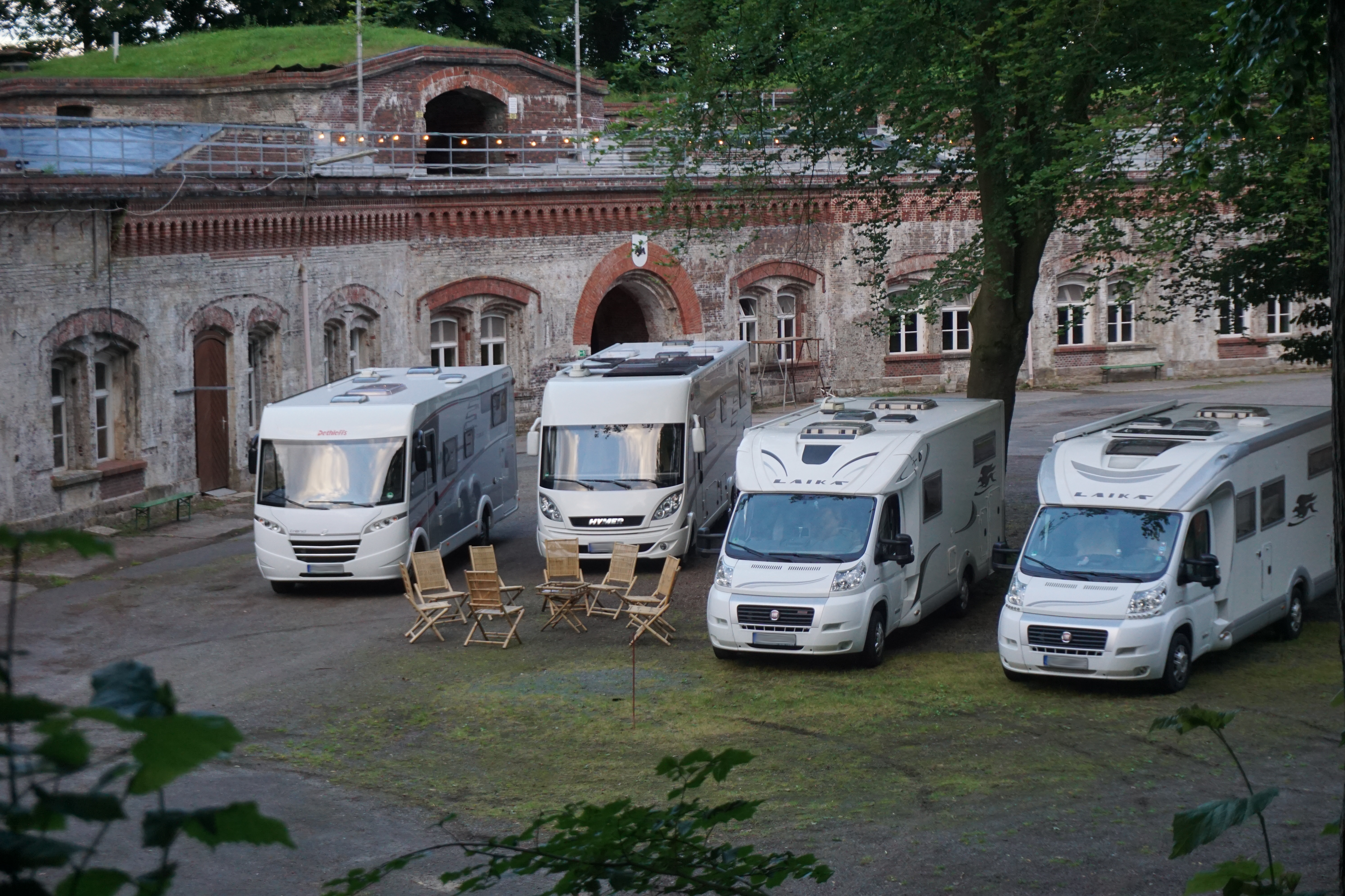 Wohnmobilstellplatz - Wohnmobilstellplatz in der Festung Grauerort