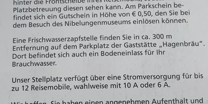 Reisemobilstellplatz - Frischwasserversorgung - Obrigheim (Landkreis Bad Dürkheim) - Beschreibung - Reisemobilplatz am Rhein