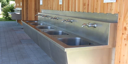 Reisemobilstellplatz - Bademöglichkeit für Hunde - Alesheim - Reisemobilhafen auf der Badehalbinsel Absberg