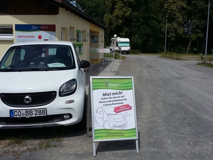 Posto auto camper - Hunde erlaubt: Hunde erlaubt - Brünn (Landkreis Hildburghausen) - Wohnmobilstellplatz Thermenaue