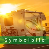 Place de stationnement pour camping-car - Symbolbild - Camping, Stellplatz, Van-Life - Aalsbogaard Lystfiskersøer