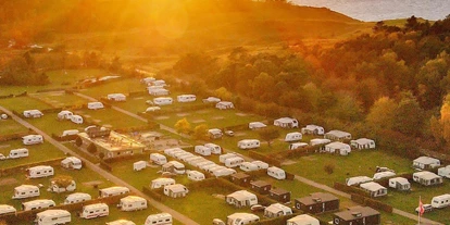 Place de parking pour camping-car - SUP Möglichkeit - Danemark - Bird view - DCU-Camping Rågeleje Strand