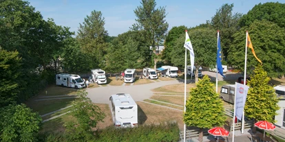 Place de parking pour camping-car - Swimmingpool - Danemark - Aalborg Familie Camping Strandparken