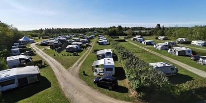 Posto auto camper - Umgebungsschwerpunkt: Fluss - Danimarca - Blick vom Aussichtsturm des Campingplatzes - A35 Sindal Camping Dänemark Kanuverleih