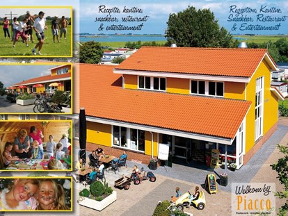 Motorhome parking space - Bademöglichkeit für Hunde - Netherlands - Campercamping 't Seleantsje Molkwerum