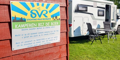 Posto auto camper - Vierhuizen - Beschreibung mit Telefonnummer  - SVR Camping La Dure Watersport en Recreatie