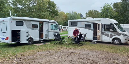 Posto auto camper - camping.info Buchung - Kattendijke - Unser Stellplatz im hintersten Winkel - RCN De Schotsman, vakantiepark