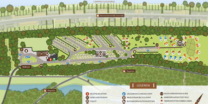 Motorhome parking space - Umgebungsschwerpunkt: Stadt - Kwadijk - Camping Map - Camping Vliegenbos