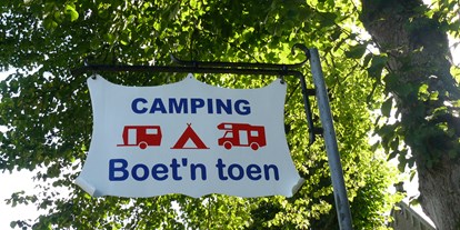 Reisemobilstellplatz - Hunde erlaubt: Hunde erlaubt - Niederlande - Camping Boetn Toen
