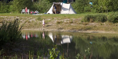 Motorhome parking space - Swimmingpool - Drenthe - Camping Landgoed Borkerheide