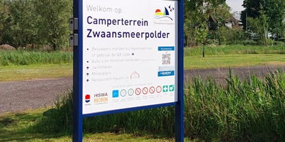 Reisemobilstellplatz - SUP Möglichkeit - Spanbroek - Camping Zwaansmeerpolder