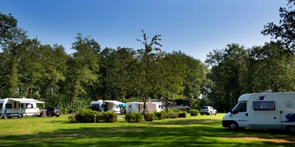 Parkeerplaats voor camper - Goëngahuizen - Stellplätze. Basis 10 Ampere Strom - Park Drentheland, Camping