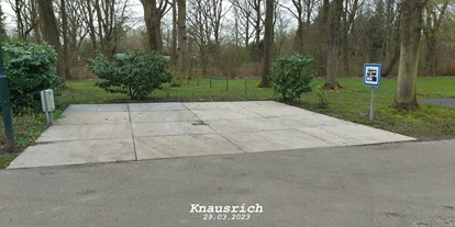 Motorhome parking space - Opende - Camping Stadspark