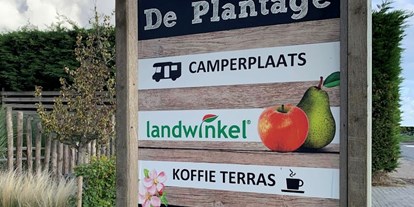 Reisemobilstellplatz - Umgebungsschwerpunkt: am Land - Waarde - Stellplatz De Plantage