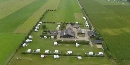 Reisemobilstellplatz - Frischwasserversorgung - Hoogeveen - Luchtfoto - Boerderijcamping Het Varsenerveld