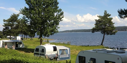 Reisemobilstellplatz - WLAN: am ganzen Platz vorhanden - Siljansnäs - Västanviksbadets Camping Leksand