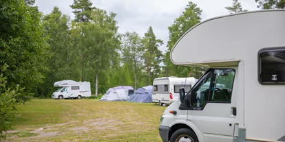 Motorhome parking space - Wohnwagen erlaubt - Hagfors - Camping Värmlandsgarden