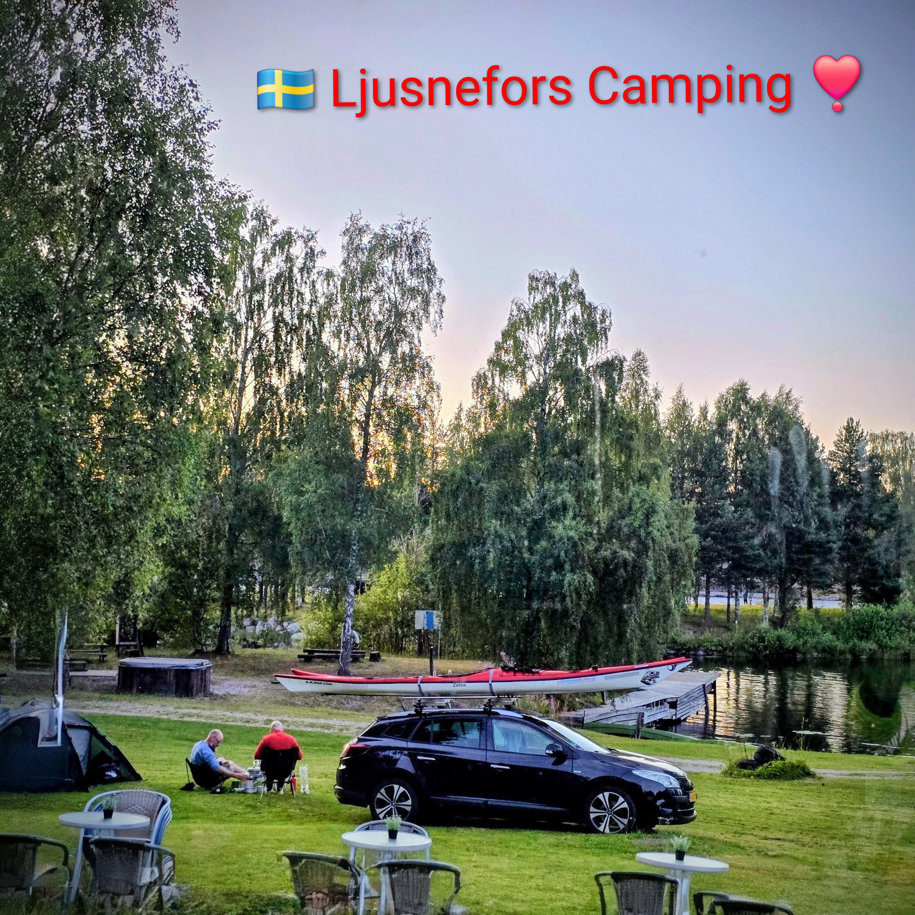 Camperplaats - Ljusnefors Camping