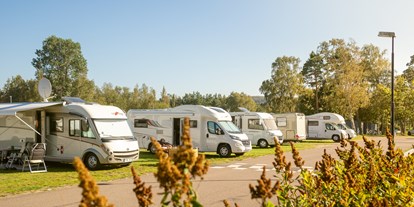 Motorhome parking space - Stromanschluss - Southern Sweden - Båstad Camping