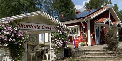 Motorhome parking space - Badestrand - Halland - Jälluntofta Camping