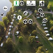 RV parking space - Nås Camping Dalarna
