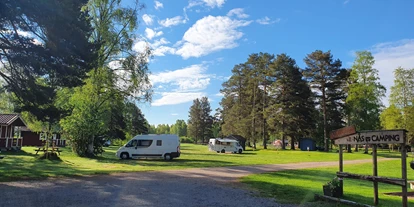 Plaza de aparcamiento para autocaravanas - Art des Stellplatz: Messe - Nås - Nås Camping Dalarna
