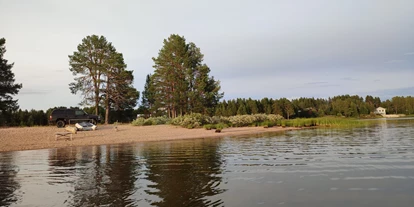 Parkeerplaats voor camper - Västerbotten - Strand - Blattnicksele Camping