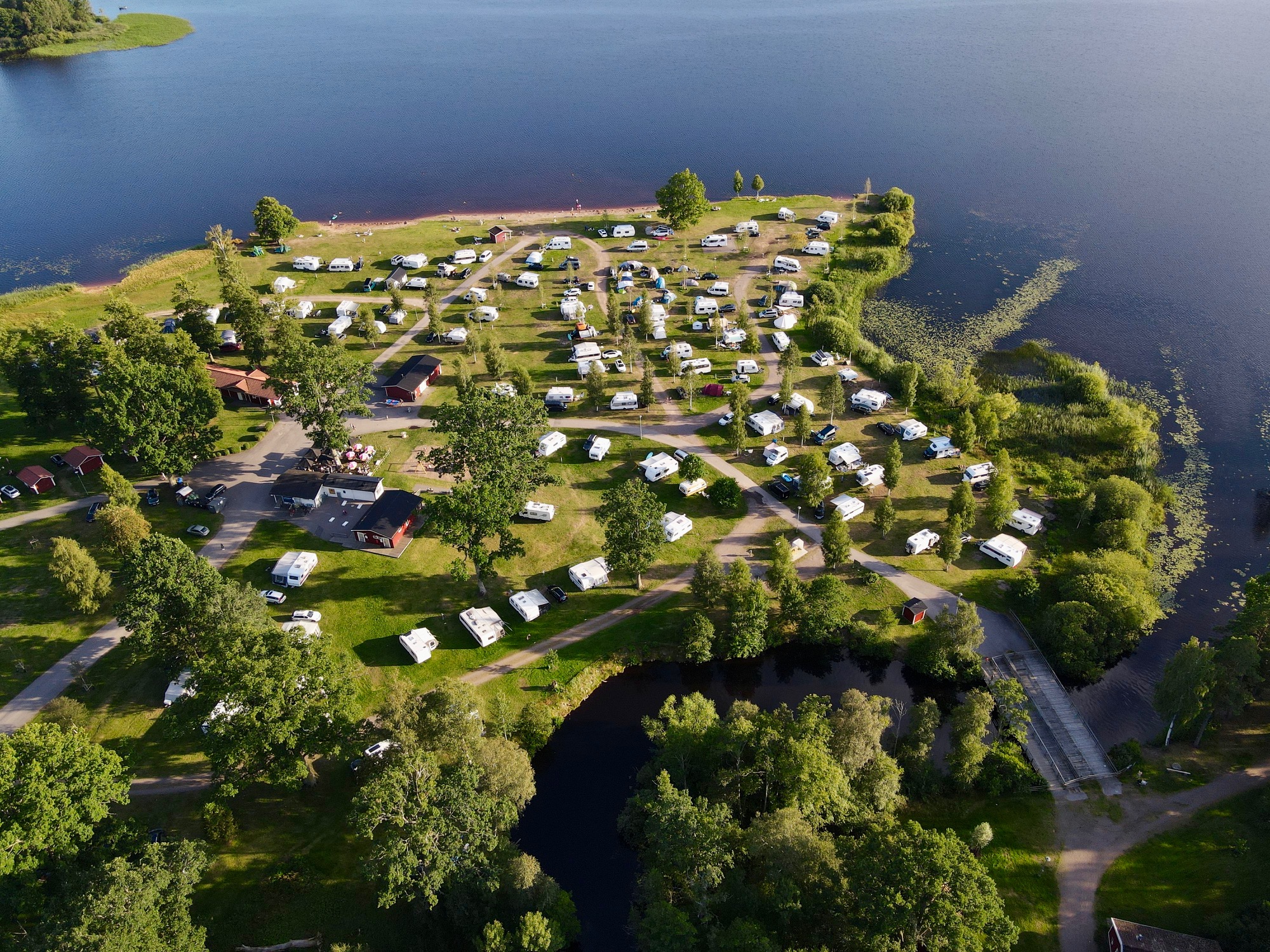 Wohnmobilstellplatz - Overview of the camping - Hultsfred Strandcamping