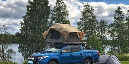 Place de parking pour camping-car - Nord de la Suède - Pajala Camping Route 99