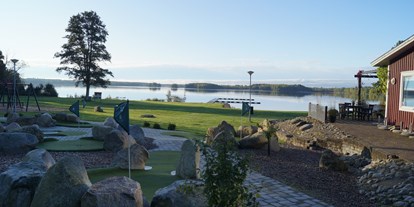 Motorhome parking space - Stromanschluss - Southern Sweden - Camping am See Tiken - Tingsryd Resort