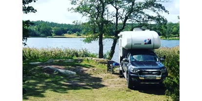 Reisemobilstellplatz - Wohnwagen erlaubt - Südschweden - Campingplatz mit oder ohne Strom möglich. - Blankaholm NaturCamping