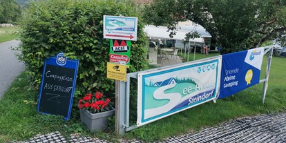 Motorhome parking space - SUP Möglichkeit - Bergl (Gnesau) - See-Areal Steindorf 