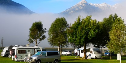 Reisemobilstellplatz - Wohnwagen erlaubt - Kraß (Hermagor-Pressegger See) - Camping mit schöner Kulisse - Camping Reiter