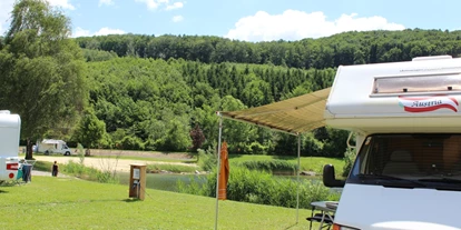 Reisemobilstellplatz - Wohnwagen erlaubt - Wiesenöd - Campen direkt am Wasser - Pielachtal Camping