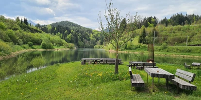 Parkeerplaats voor camper - Neder-Oostenrijk - Wienerbrucker Stausee - Naturparkzentrum Ötscher-Basis 