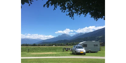 Parkeerplaats voor camper - öffentliche Verkehrsmittel - Ehrwald - Camping Tiefental 