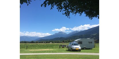 Motorhome parking space - Duschen - Biberwier - Camping Tiefental 