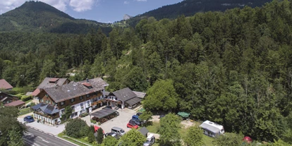 Reisemobilstellplatz - Umgebungsschwerpunkt: Berg - Österreich - Campingplatz mit Gasthof - Camping an der Traun