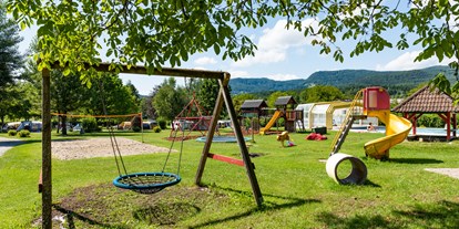 Motorhome parking space - Frischwasserversorgung - Bergl (Gnesau) - Spielplatz - Naturcamping Juritz