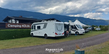 Reisemobilstellplatz - Art des Stellplatz: im Campingplatz - Sallach (Himmelberg) - Seeamping Kölbl