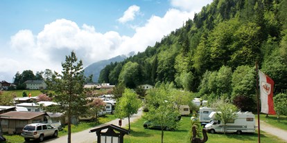 Motorhome parking space - Wohnwagen erlaubt - Tyrol - Karwendel Camping