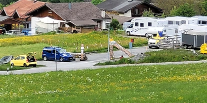 Motorhome parking space - Spielplatz - Switzerland - Camping - Stellplatz Fideris