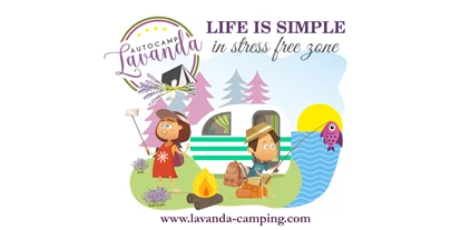 Reisemobilstellplatz - Radweg - Podaca - sticker Lavanda - Camping Lavanda