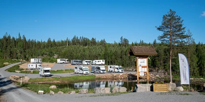 Parkeerplaats voor camper - Art des Stellplatz: bei Gewässer - Noorwegen - Villmarkseventyret bobilparkering