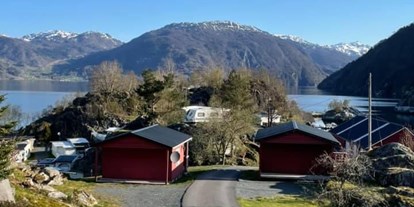 Motorhome parking space - Fjæra - Vermietshütte 2 Personen. - Kyrping Camping
