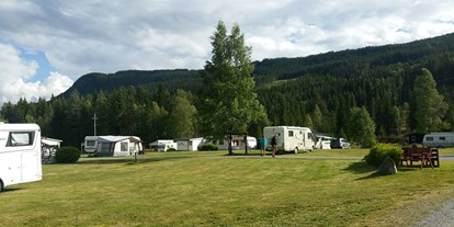 Motorhome parking space - Oppland - Fossen Camping Fagernes