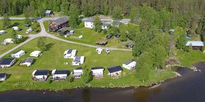 Parkeerplaats voor camper - Bademöglichkeit für Hunde - Noorwegen - Fossen Camping Fagernes