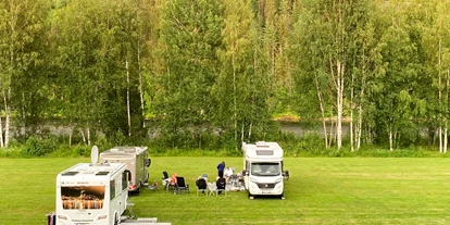 Parkeerplaats voor camper - Radweg - Noorwegen - Wohnwagen-, Wohnmobil- und Zeltplatz - Koppang Camping og Hytteutleie